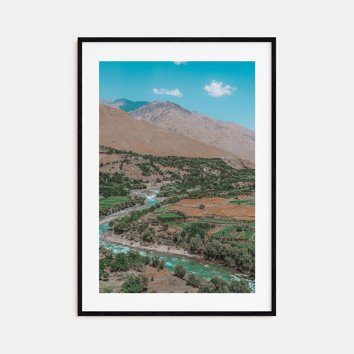 Afghanistan Travel Poster, City Map Wall Print