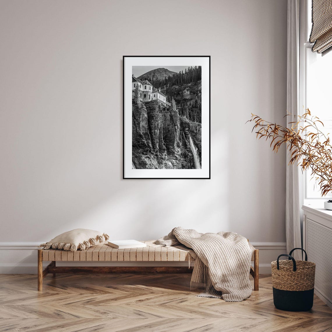 Telluride Photo Poster Print No 2 Telluride Black And White Art Telluride Photography Telluride Travel Telluride Map Poster - Image 2