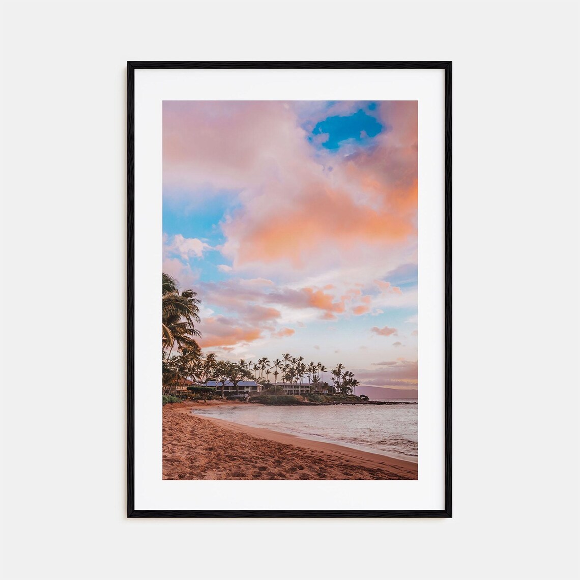Maui Colorful Travel Poster, City Map Art Print