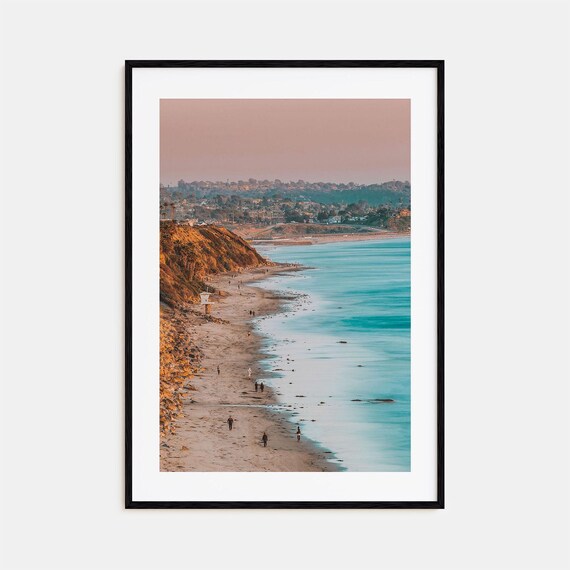 Encinitas Colorful Travel Poster, City Map Art Print