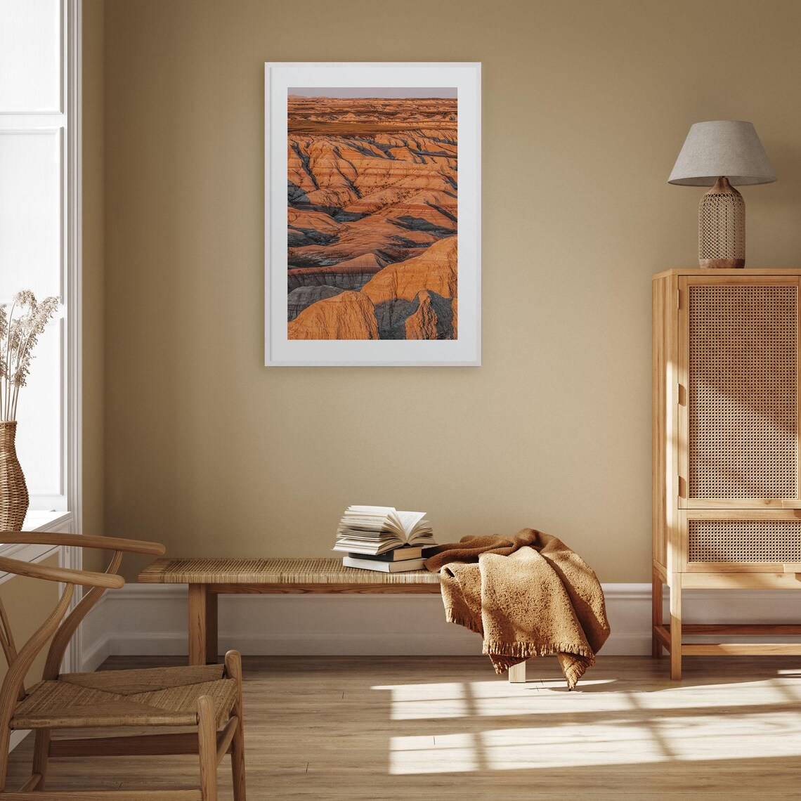 Badlands National Park Travel Poster, Colorful Print - Image 3