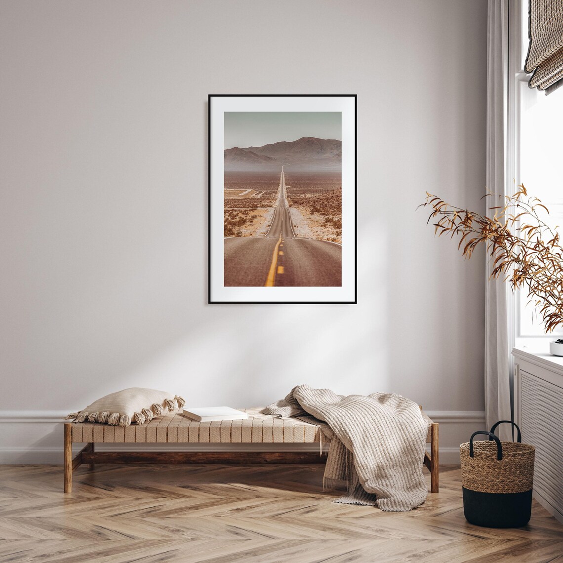 Death Valley Travel Poster, Colorful Street Map Print - Image 2