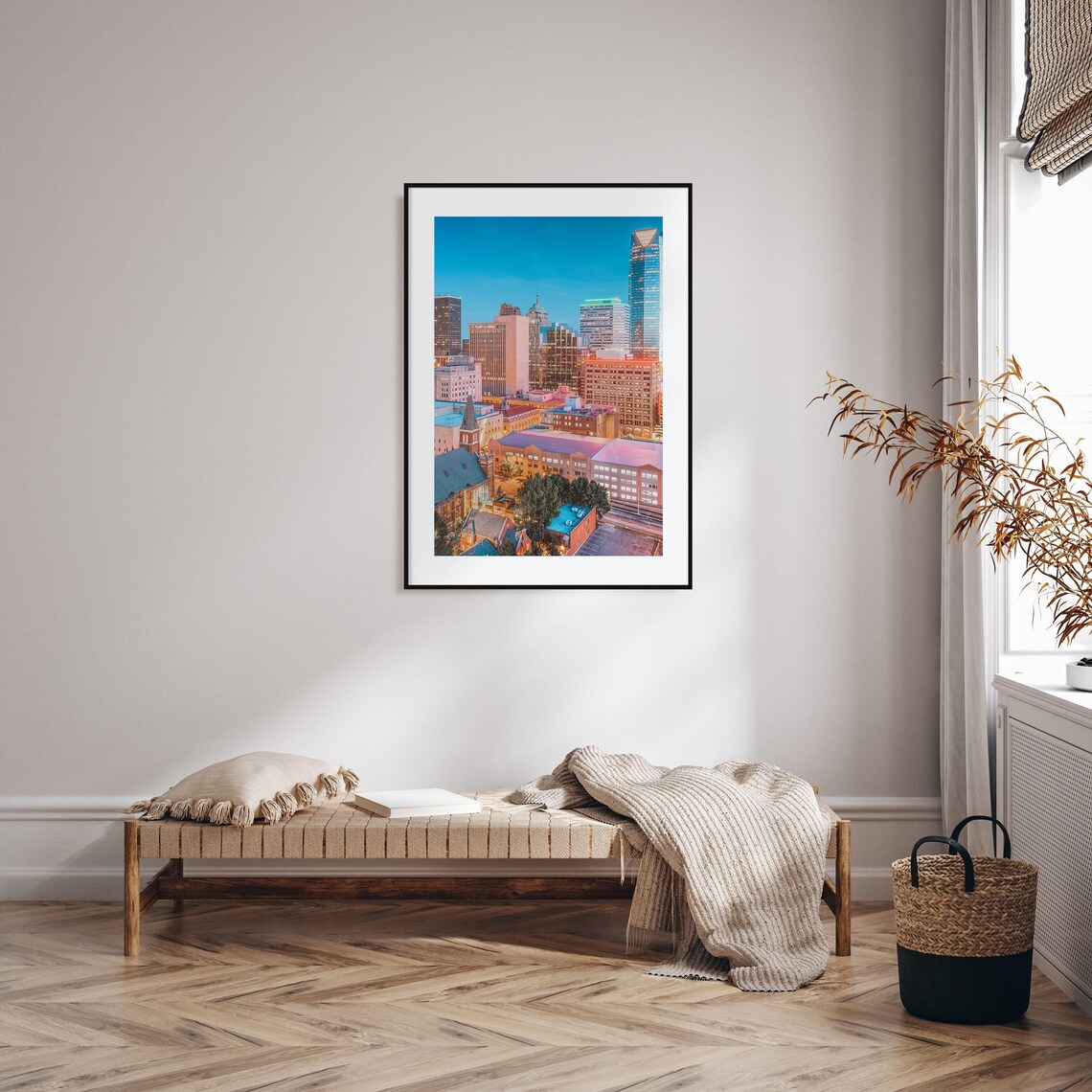 Oklahoma City Colorful Travel Poster, Street Map - Image 2