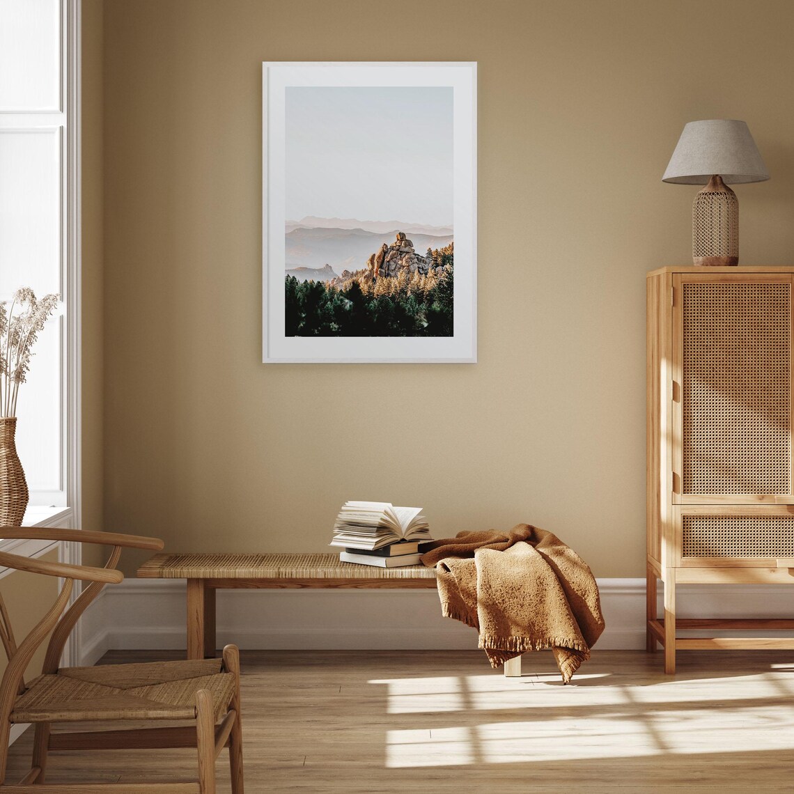 Colorado Balanced Rock Mountain Vista Colorful Photography Poster - Image 3