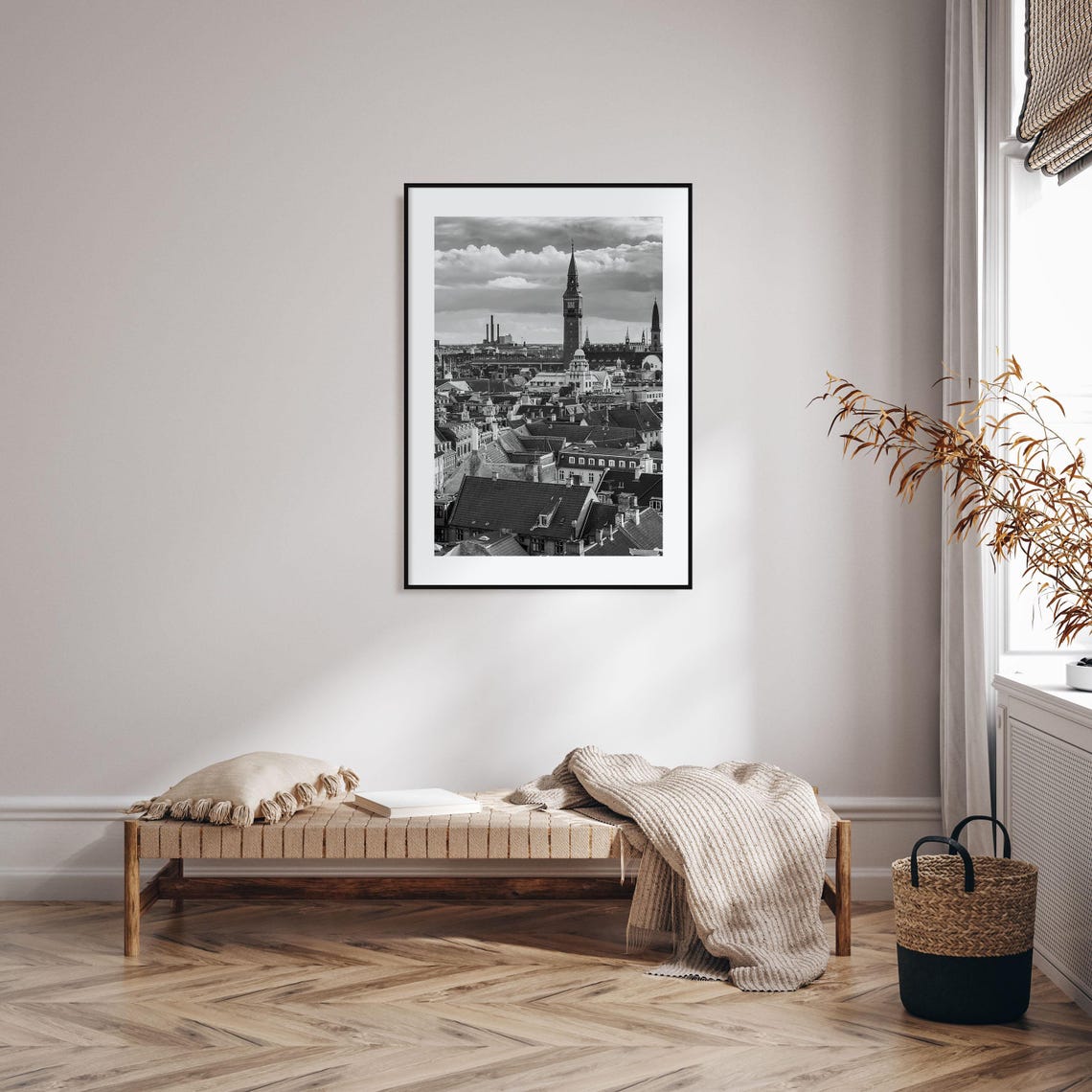 Copenhagen Photo Poster Print No 1 Copenhagen Black And White Art Copenhagen Photography Copenhagen Travel Copenhagen Map Poster - Image 2