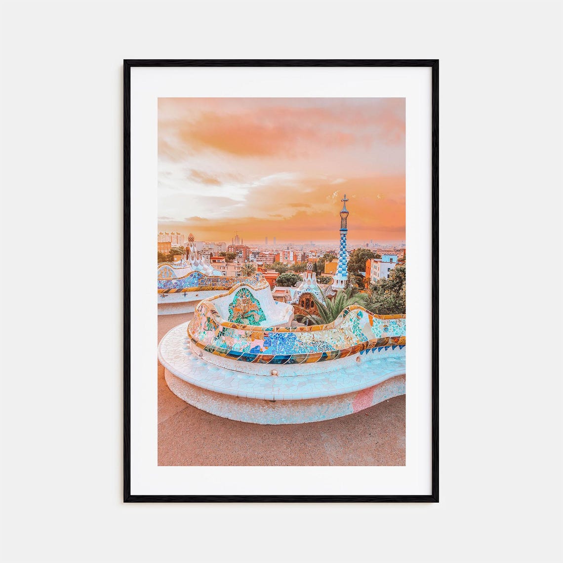 Barcelona Colorful Poster Print No 2 Barcelona Photo Art Barcelona Decor Barcelona Travel Print Barcelona Street Map Poster City Map
