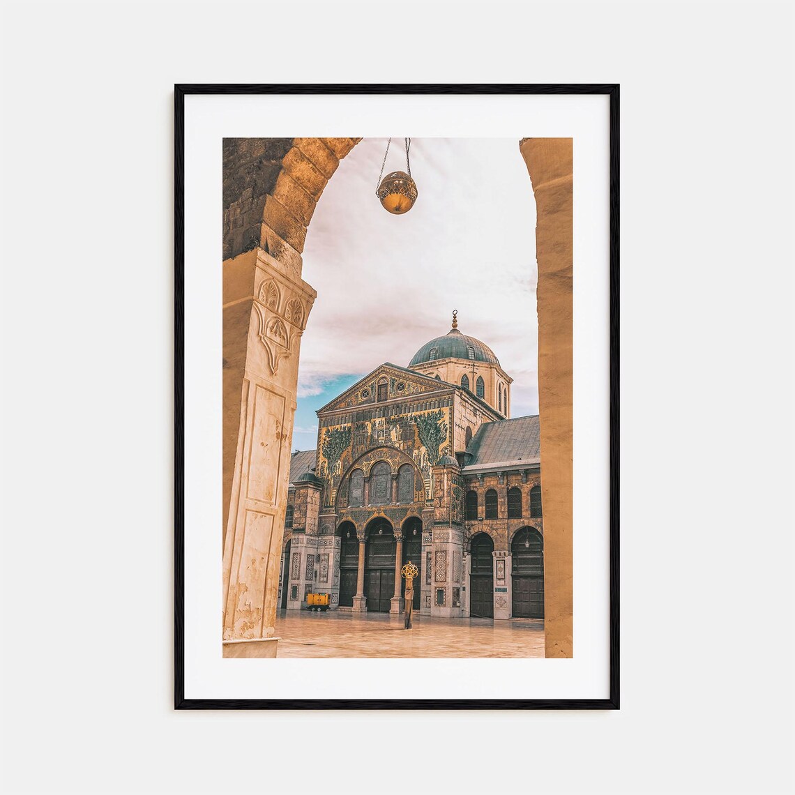 Damascus Travel Poster, Colorful Street Map
