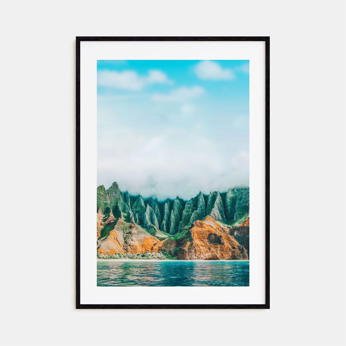 Kauai Colorful Poster Print No 1 Kauai Photo Wall Art Kauai Wall Decor Kauai Travel Print Kauai Street Map Poster City Map
