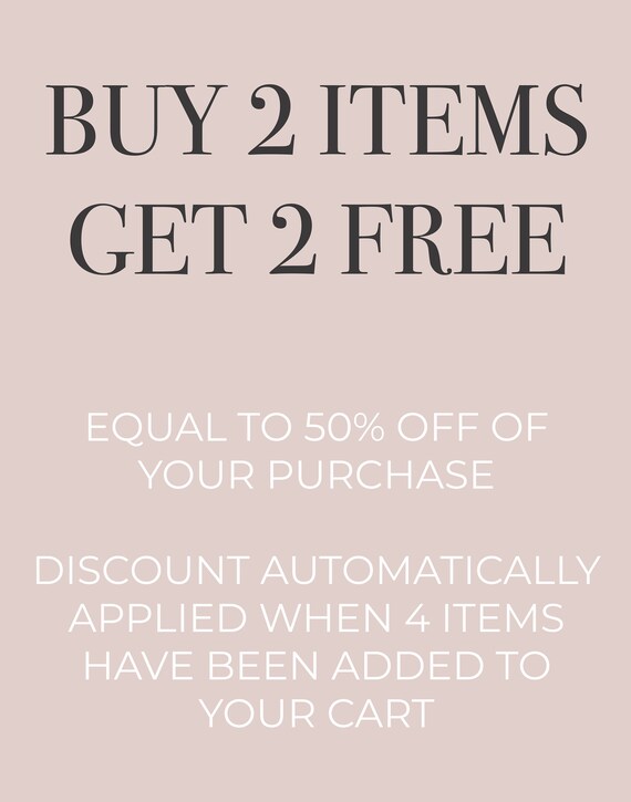 Buy 2 Get 2 Free Shop Discount Sale Sign Printable Promo Poster