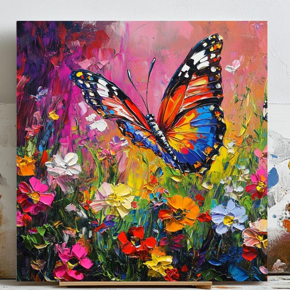 Butterfly Wall Art, Modern Animal Decor
