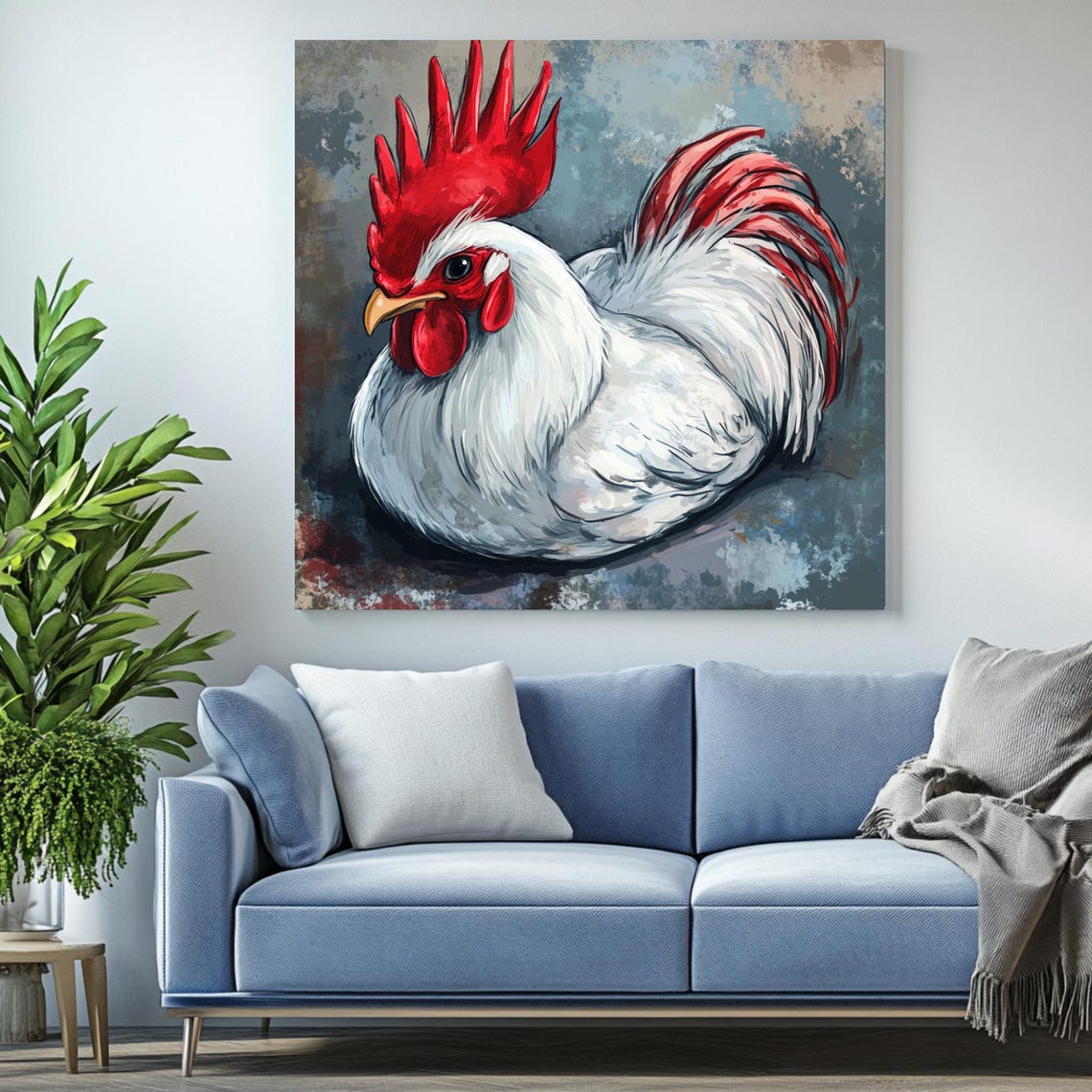 Chicken Farmhouse Nursery Decor Art Print - Image 2