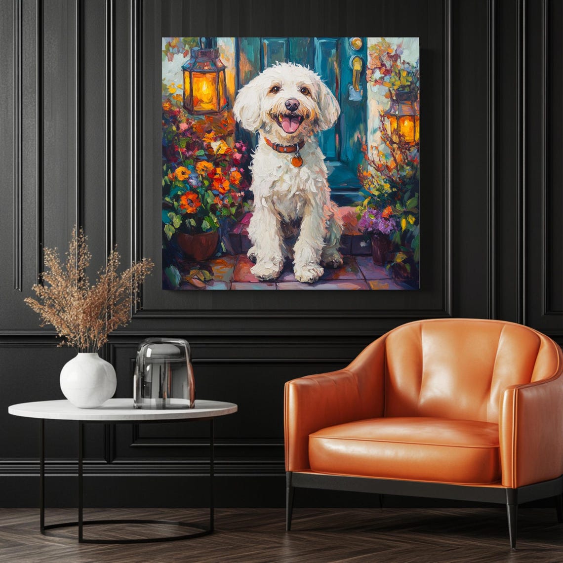 Fluffy Dog Art Print, Pet Lover Decor - Image 3