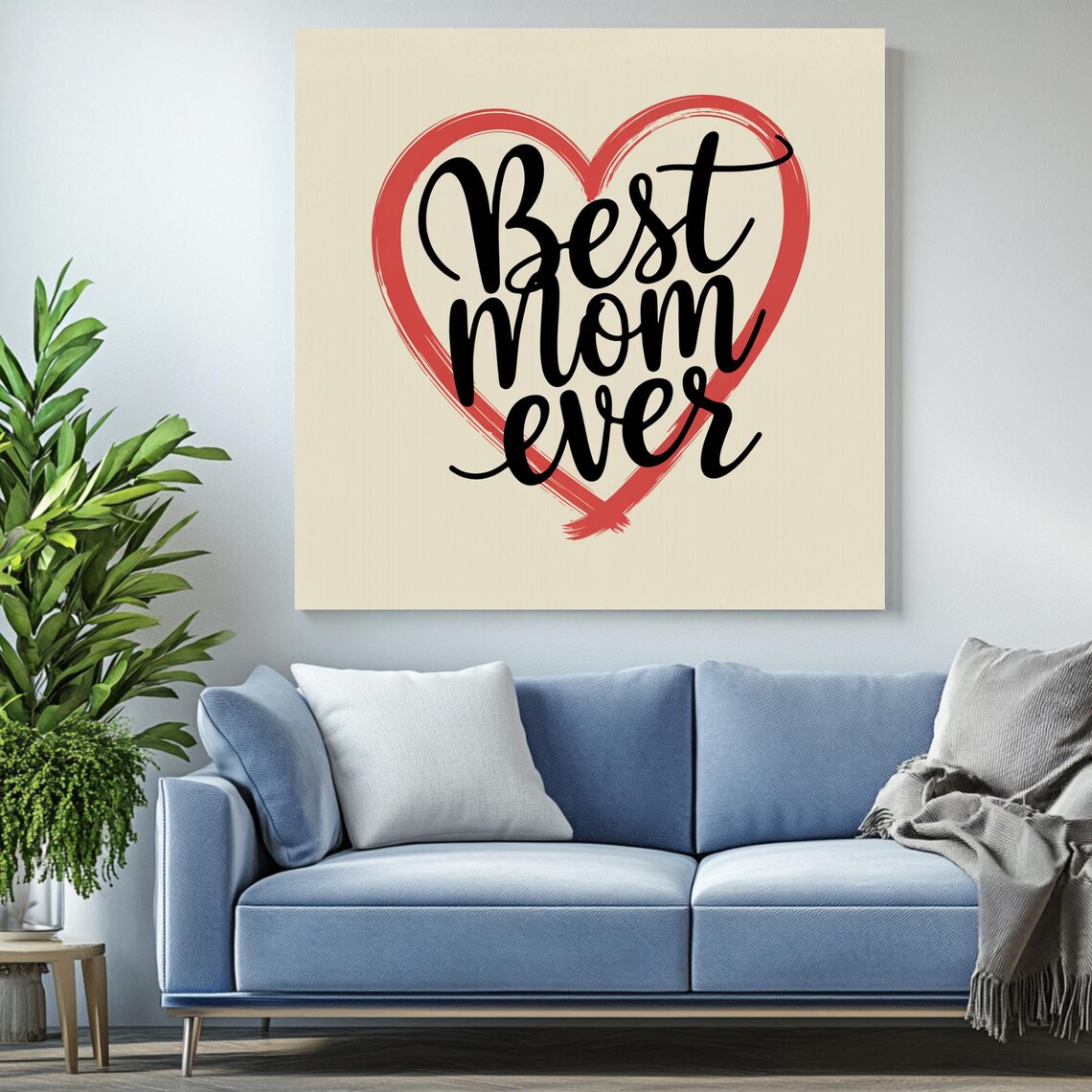 Best Mom Ever Mothers Day Art Print - Image 2