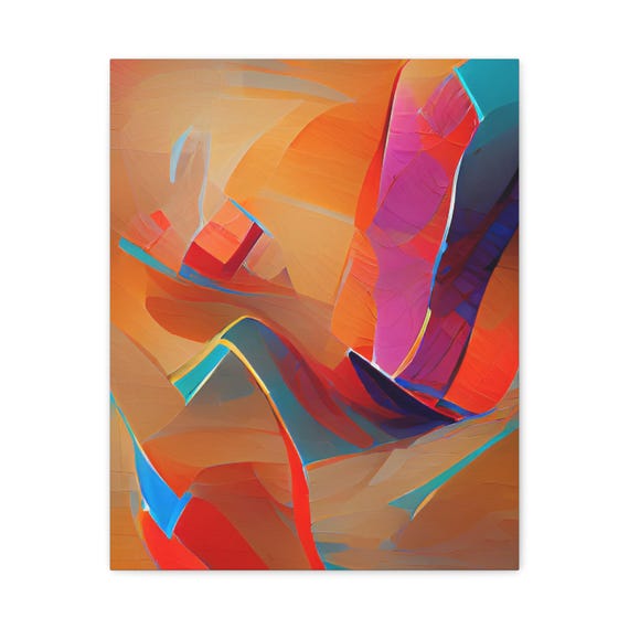 Abstract Matte Canvas Wall Art Modern Home Decor