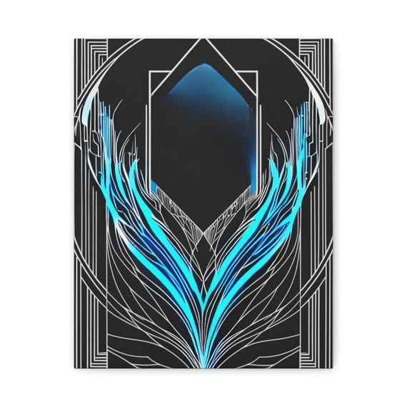 Abstract Art Deco Wall Art Print