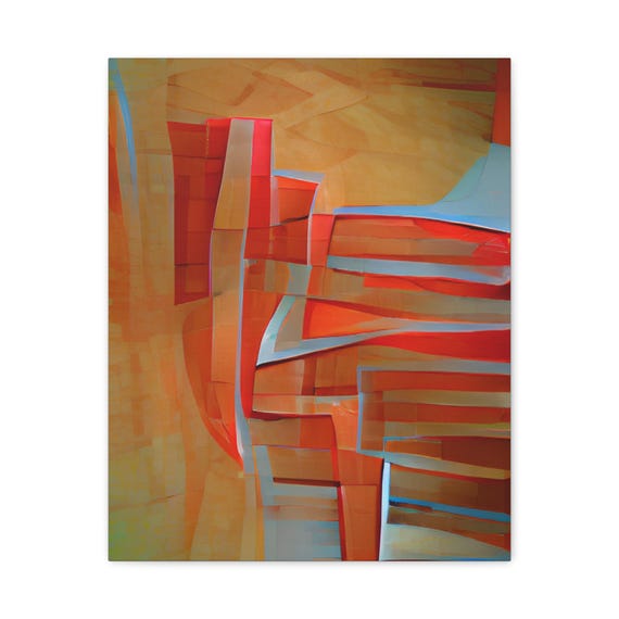 Abstract Matte Canvas Wall Art Modern Home Decor