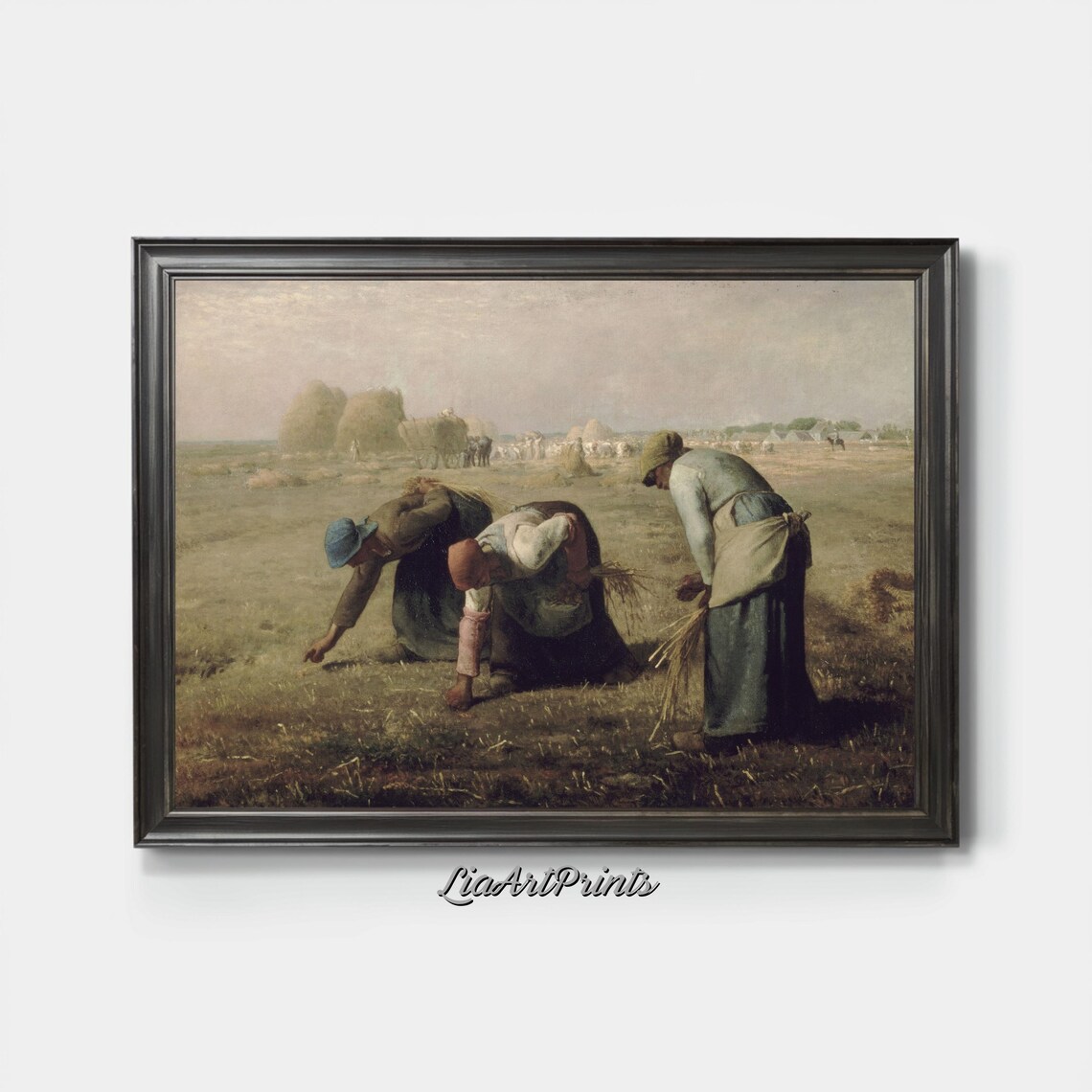The Gleaners Jean Francois Millet Vintage Realist Harvest Field Poster - Image 3