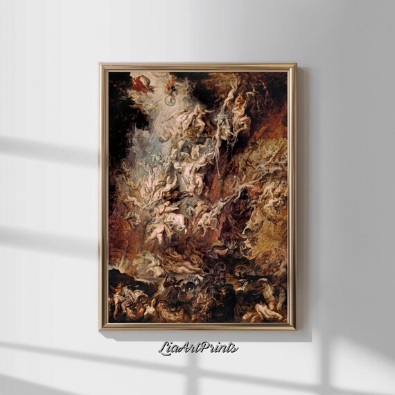 Abstract Baroque Style Art Dramatic Vintage Inspired Artwork Earthy Textured Wall Decor Classic Art For Home