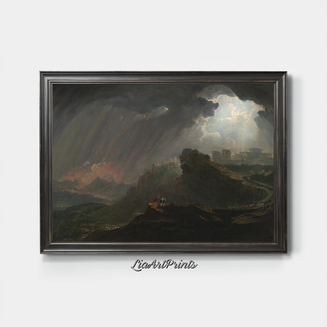 Joshua Commanding The Sun To Stand Still, Epic Landscape - Image 4