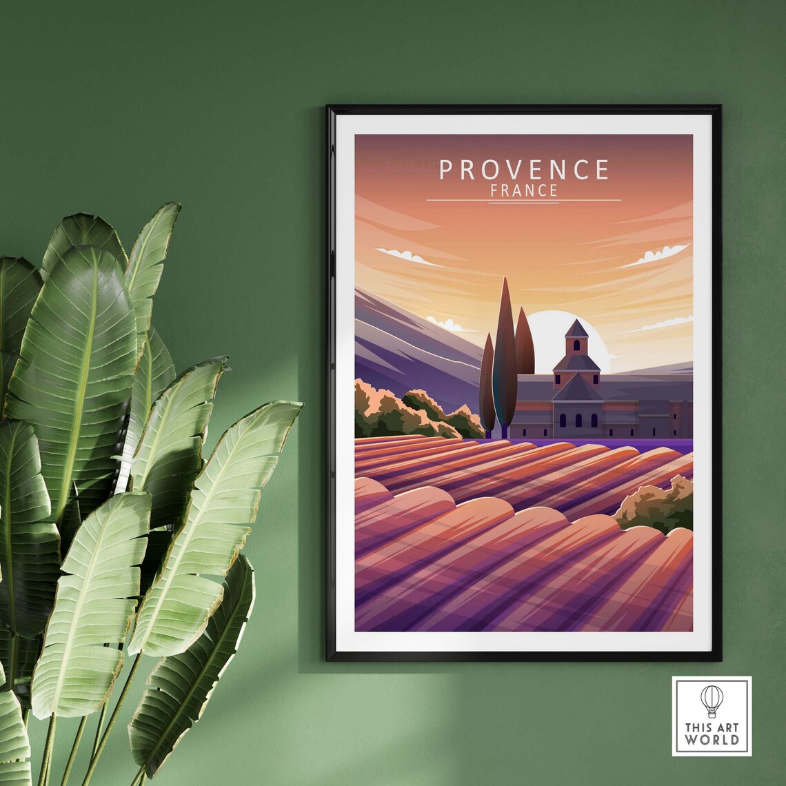Provence France Travel Poster, Home Decor Art Print - Image 3