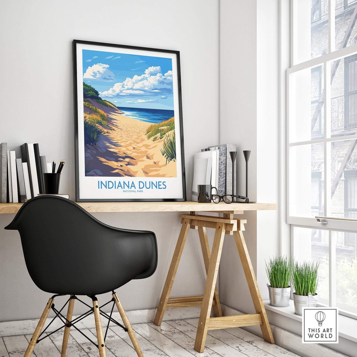 Indiana Dunes National Park Travel Poster - Image 4