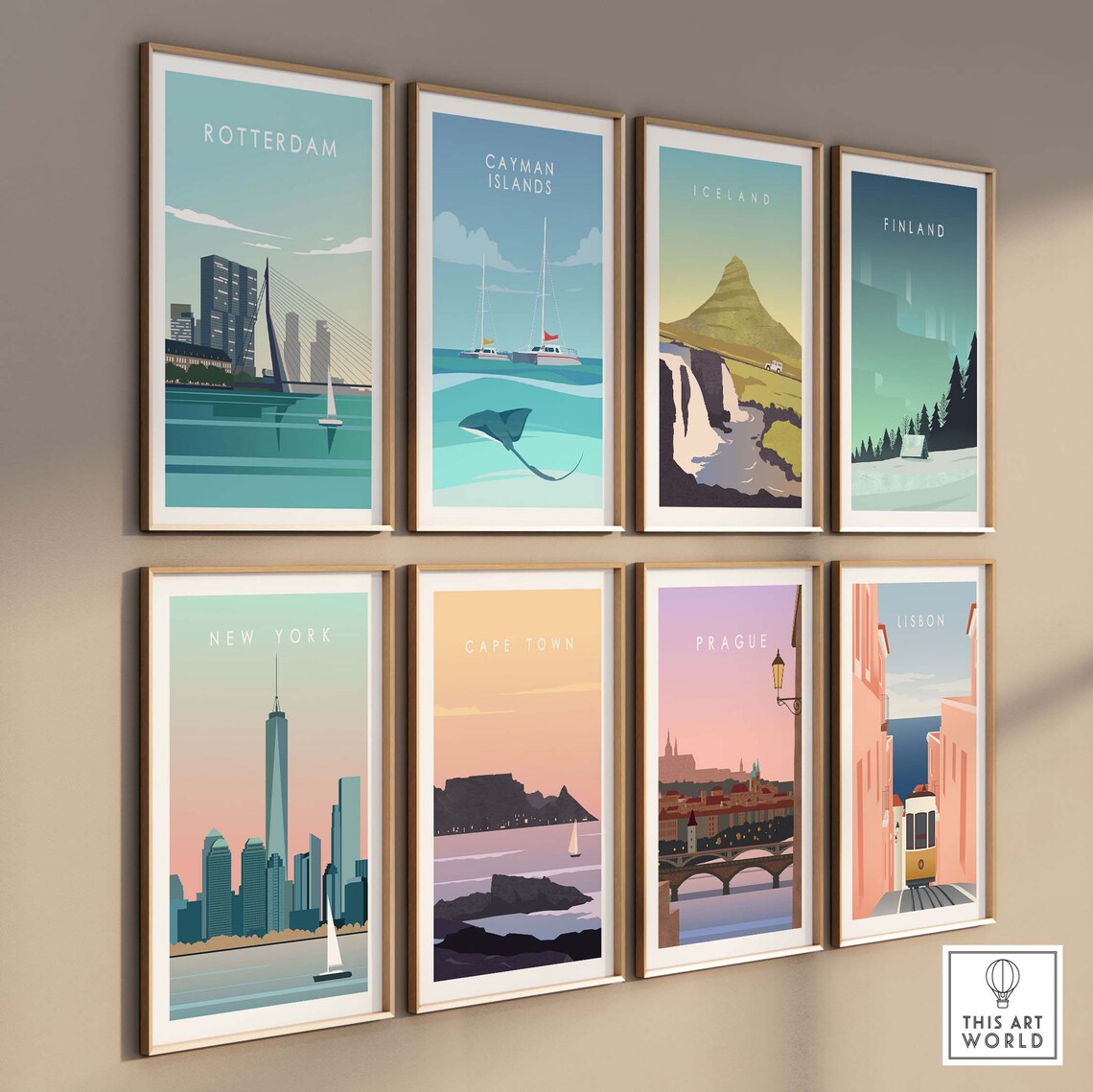 Rotterdam Minimalist Travel Poster, Netherlands Art Print - Image 3