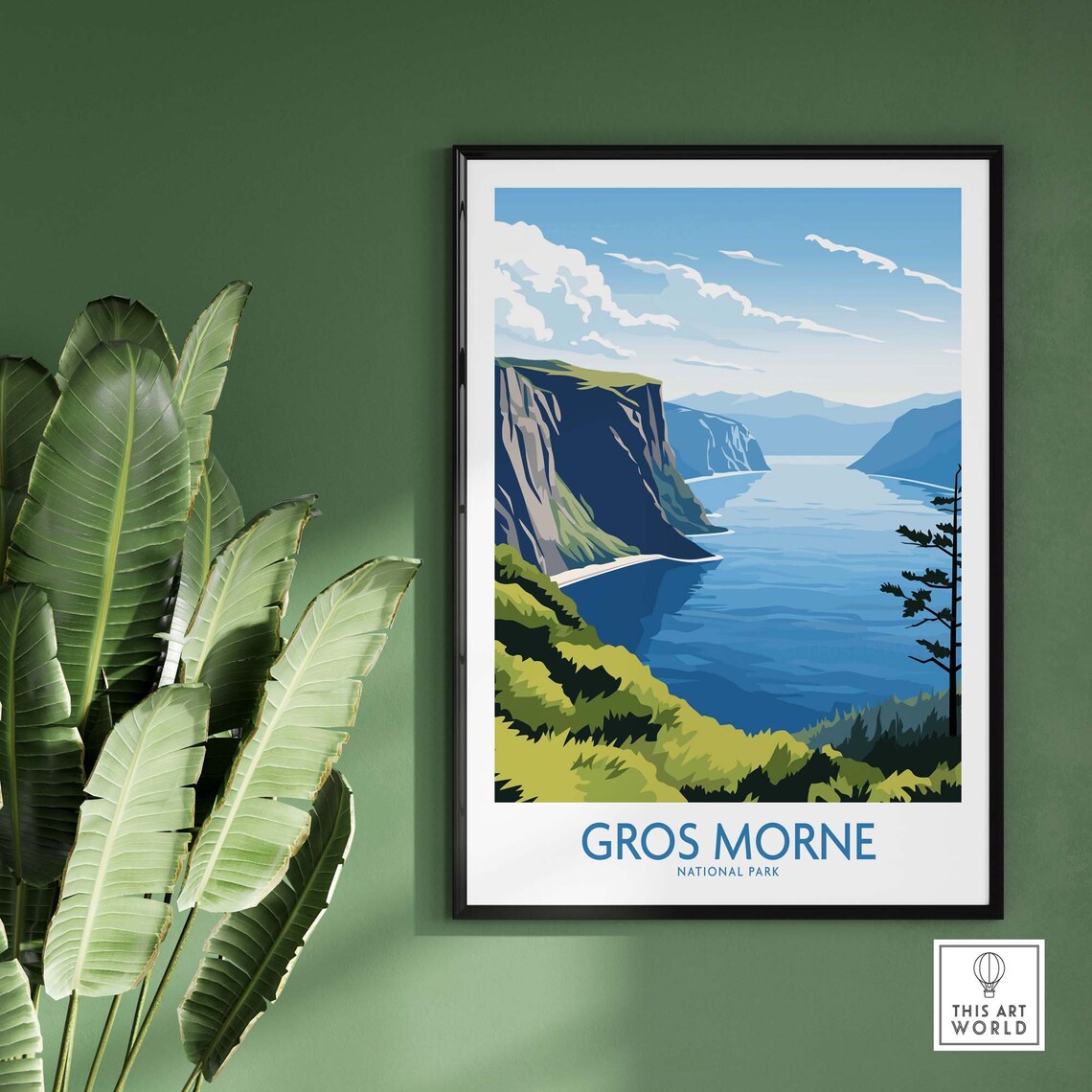 Gros Morne National Park Travel Poster Art Print - Image 2
