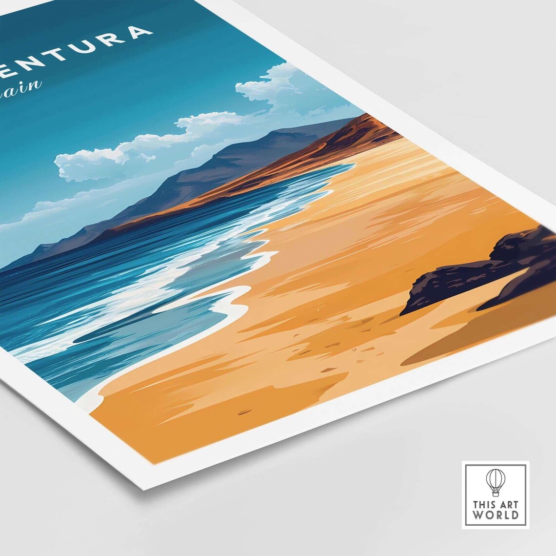 Fuerteventura Travel Poster, Spain Canary Islands - Image 5