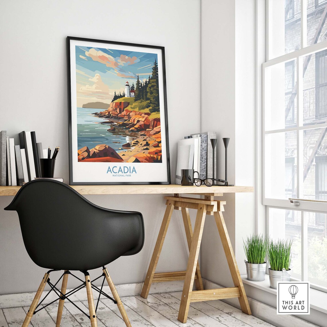 Acadia National Park Travel Poster, Home Decor - Image 4