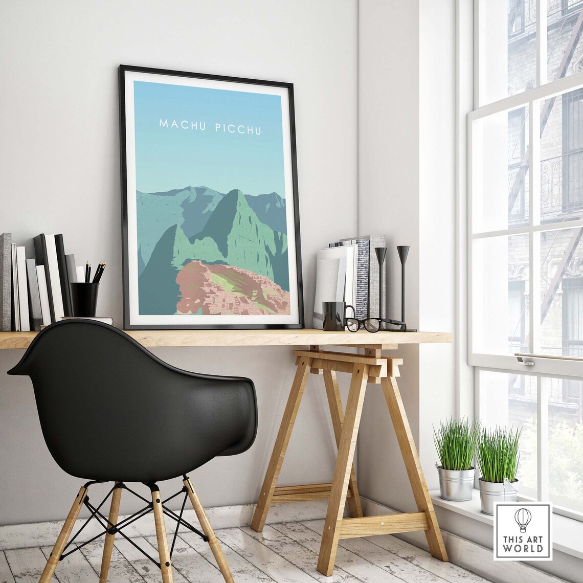 Machu Picchu Travel Poster, Peru Holiday Artwork - Image 4