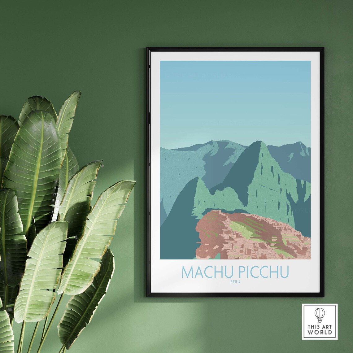 Machu Picchu Peru Travel Poster, Peruvian Wall Decor - Image 2