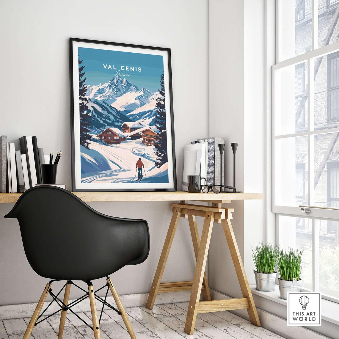 Val Cenis, France Travel Poster - Image 4