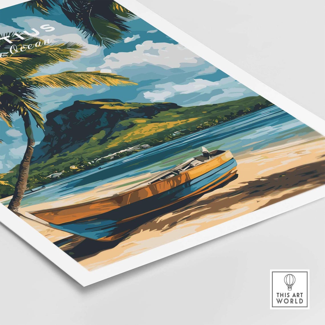 Mauritius Beach, Tropical Island Poster - Image 5