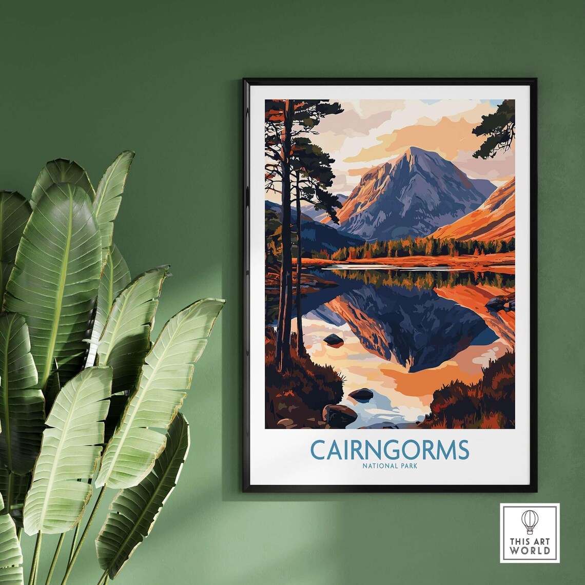 Cairngorms National Park - Vintage Travel Poster - Image 2