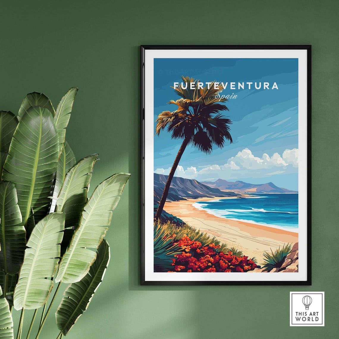 Fuerteventura Poster, Wall Decor Illustration - Image 2