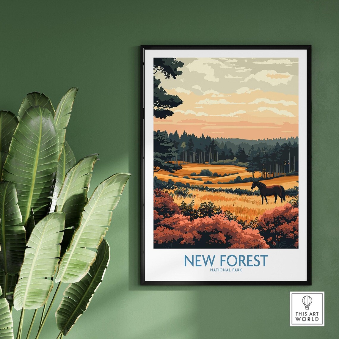 New Forest England National Park, Travel Poster - Image 2