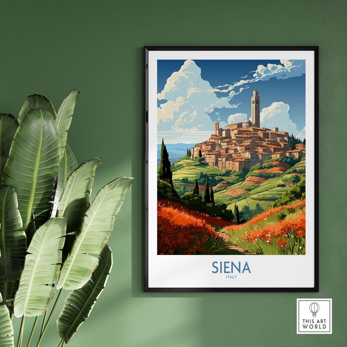 Siena Home Decor Poster, Wedding Anniversary Gift - Image 2