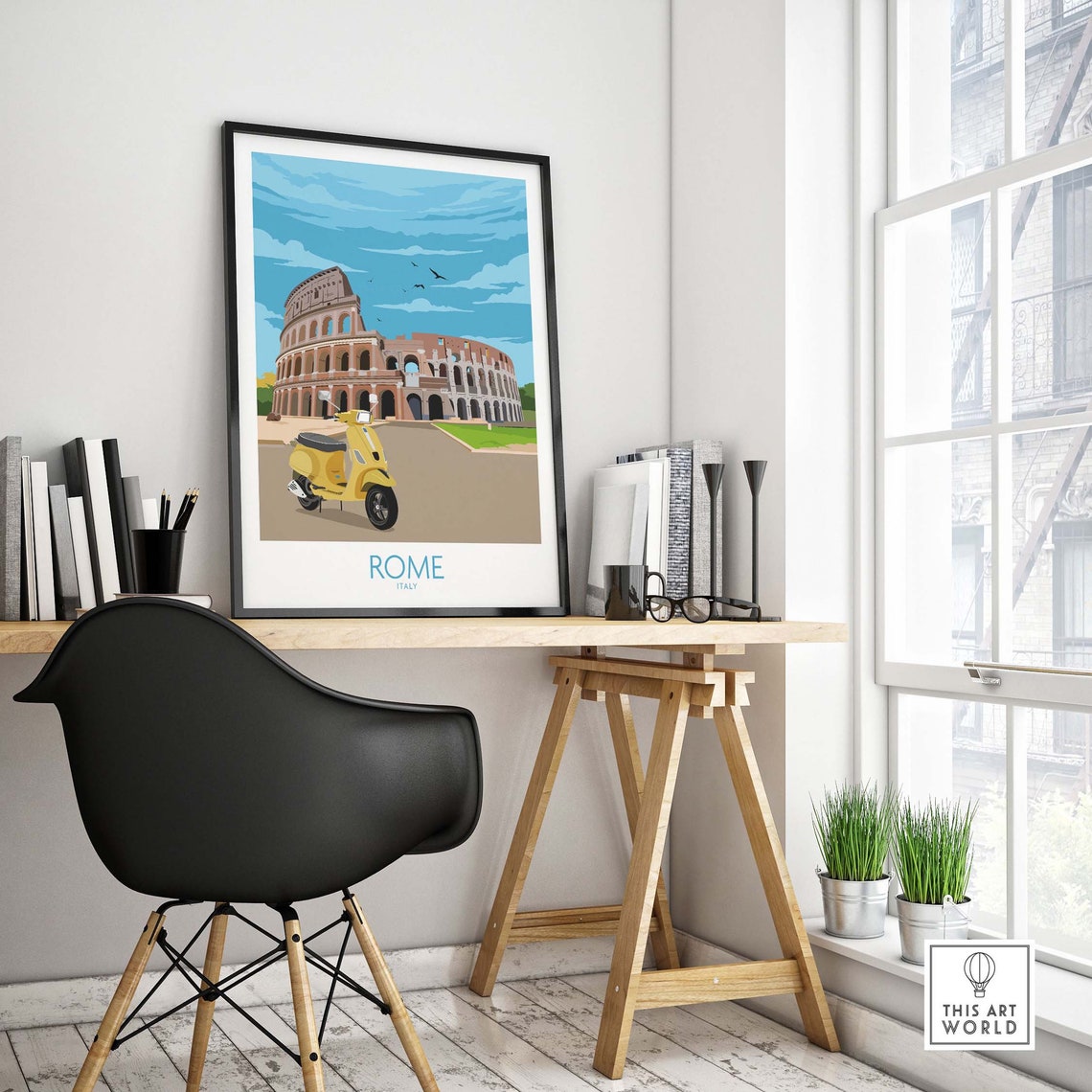 Rome Italy Wall Art Poster Print - Image 4