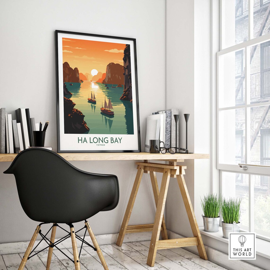 Ha Long Bay Travel Poster, Home Decor Print - Image 4