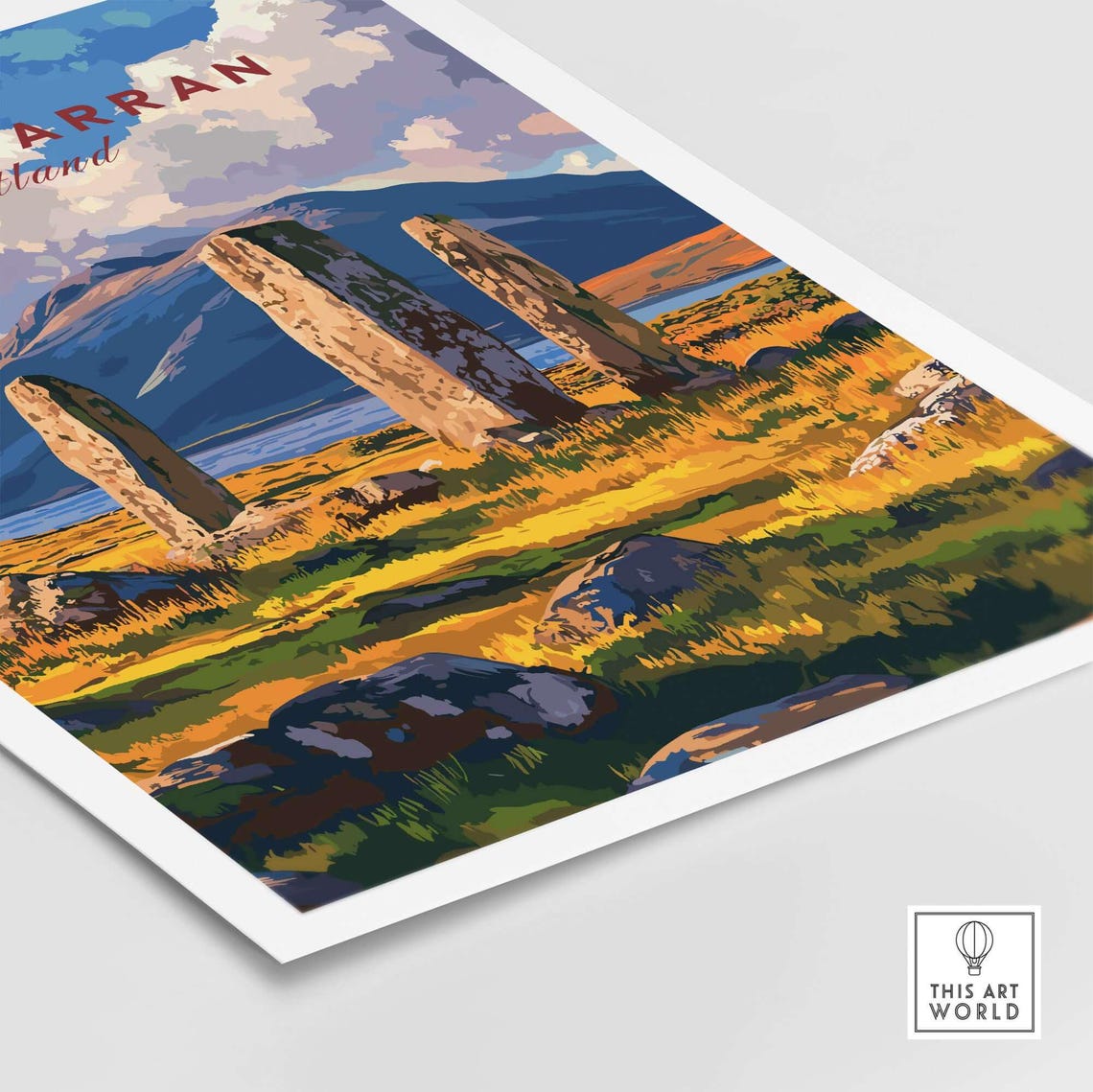 Isle of Arran - Vintage Travel Poster - Image 5