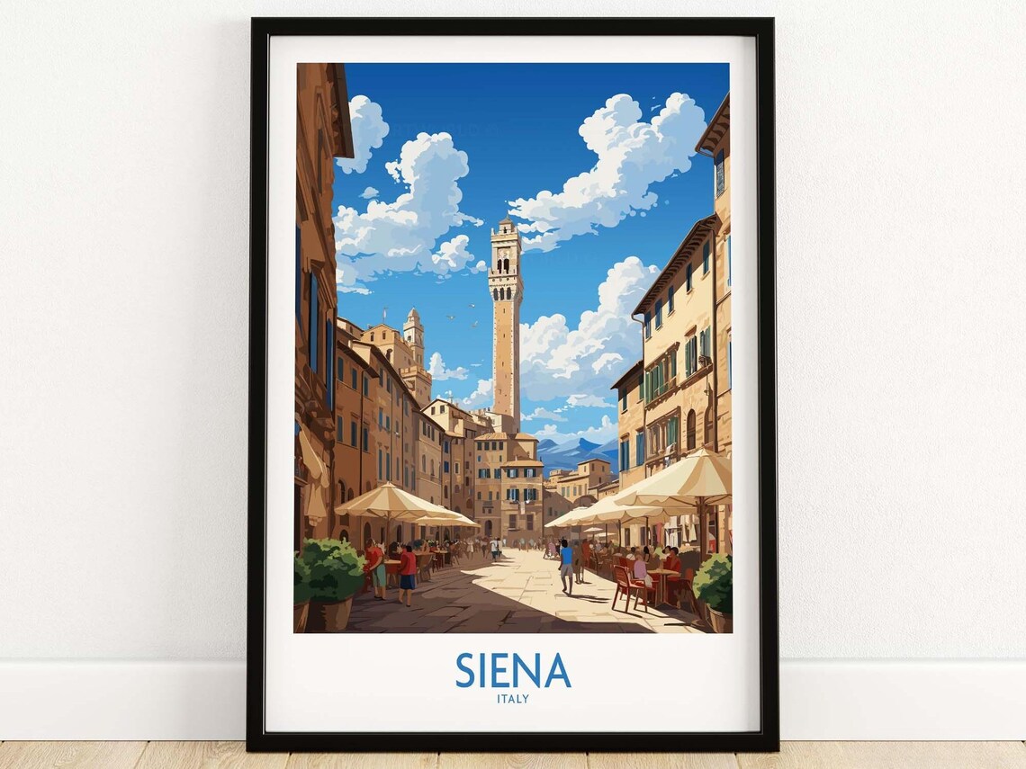 Siena Home Decor Art Print, Gift for Birthdays