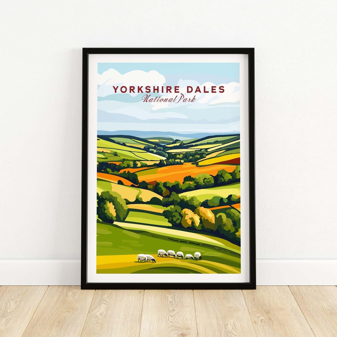 Yorkshire Dales National Park - Travel Poster