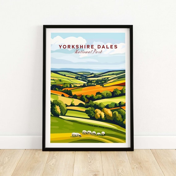 Yorkshire Dales National Park - Travel Poster