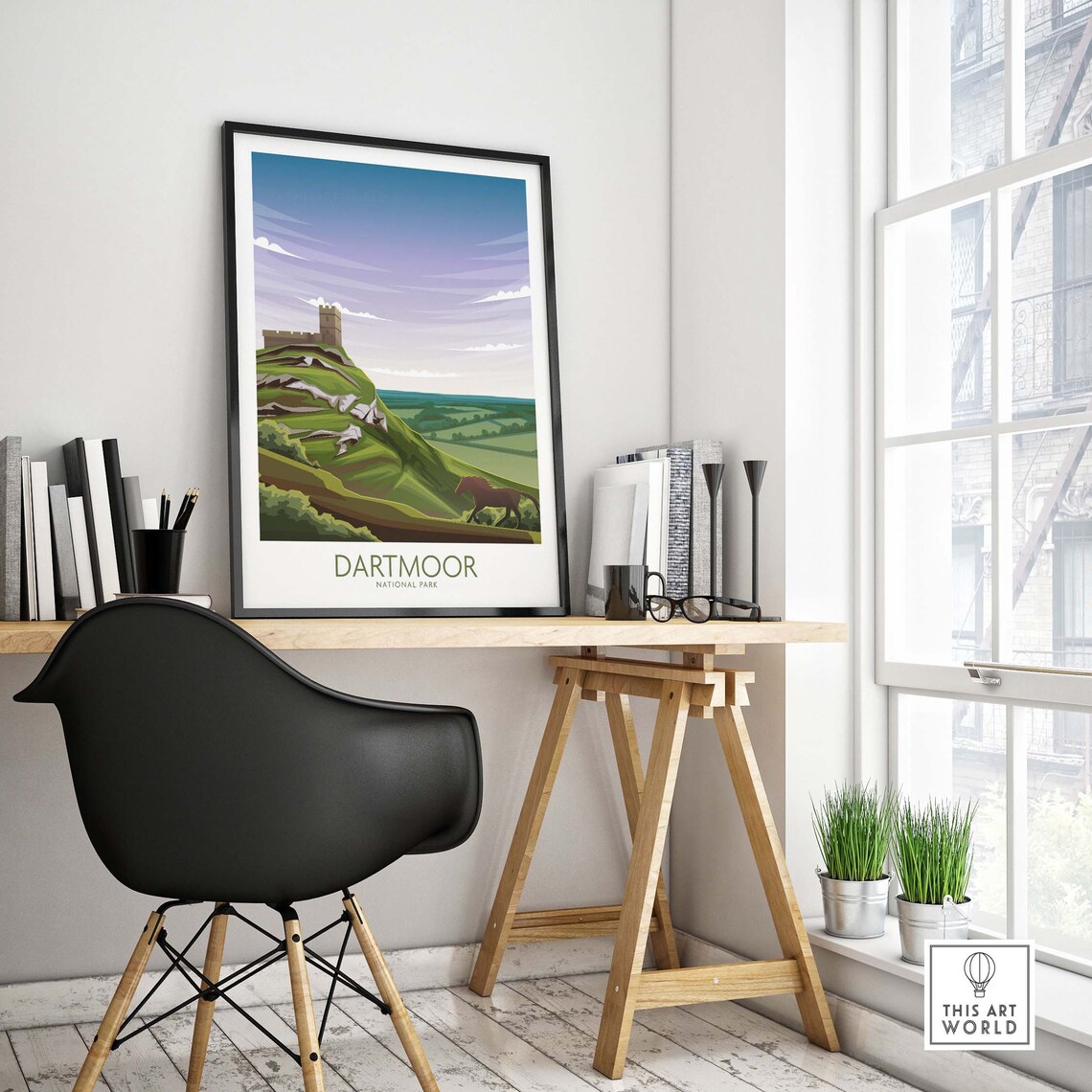 Dartmoor National Park Vintage Travel Poster - Image 4