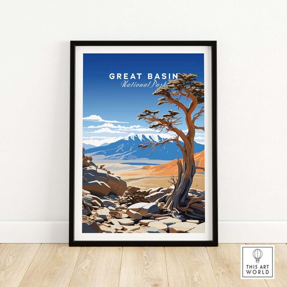 Great Basin National Park Bristlecone Pine Snowy Peak Poster