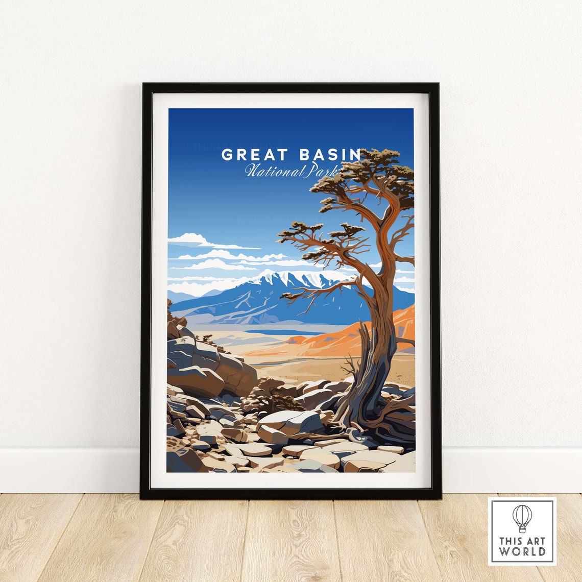 Great Basin National Park Bristlecone Pine Snowy Peak Poster