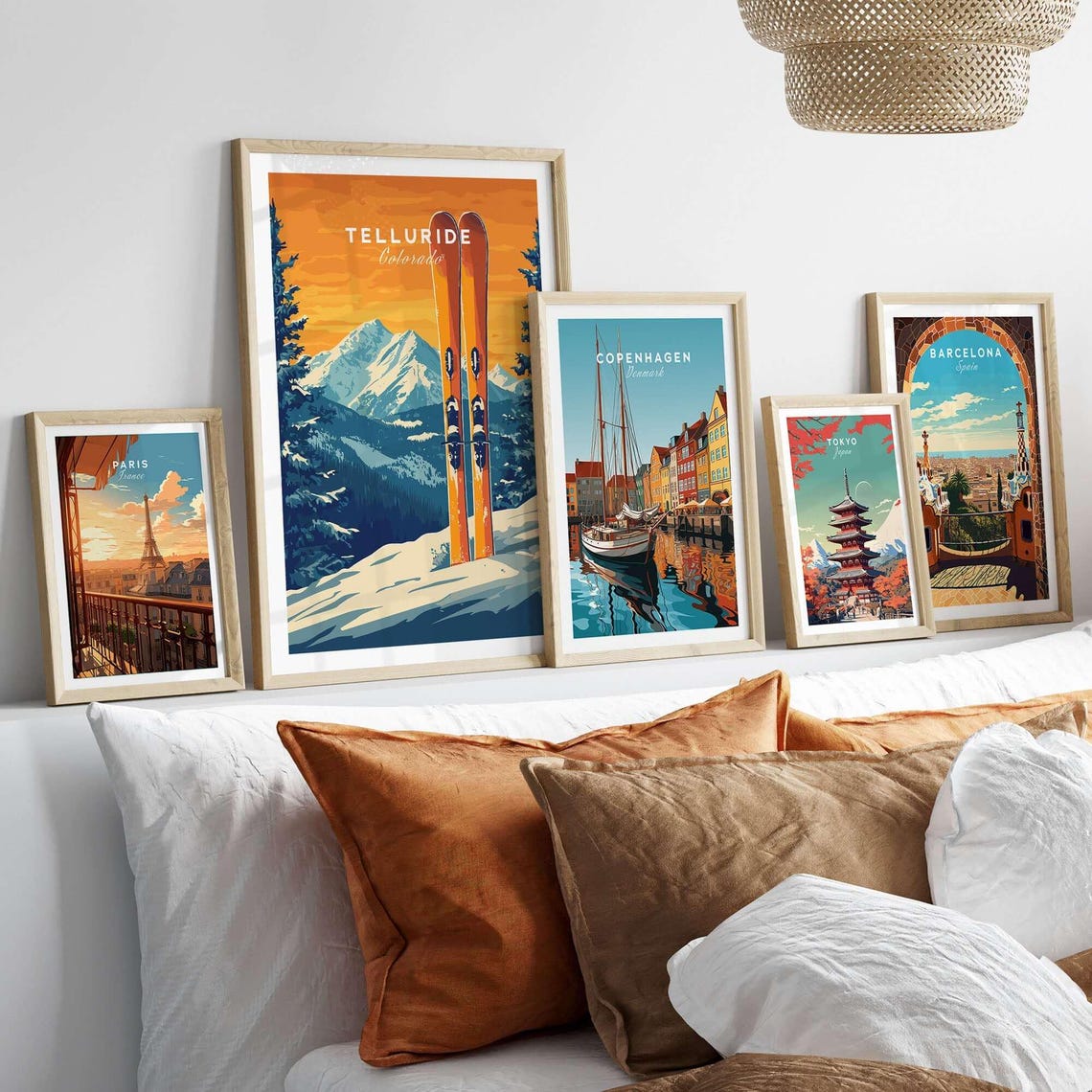 Skiing Wall Art, Telluride Winter Sports Decor - Image 3
