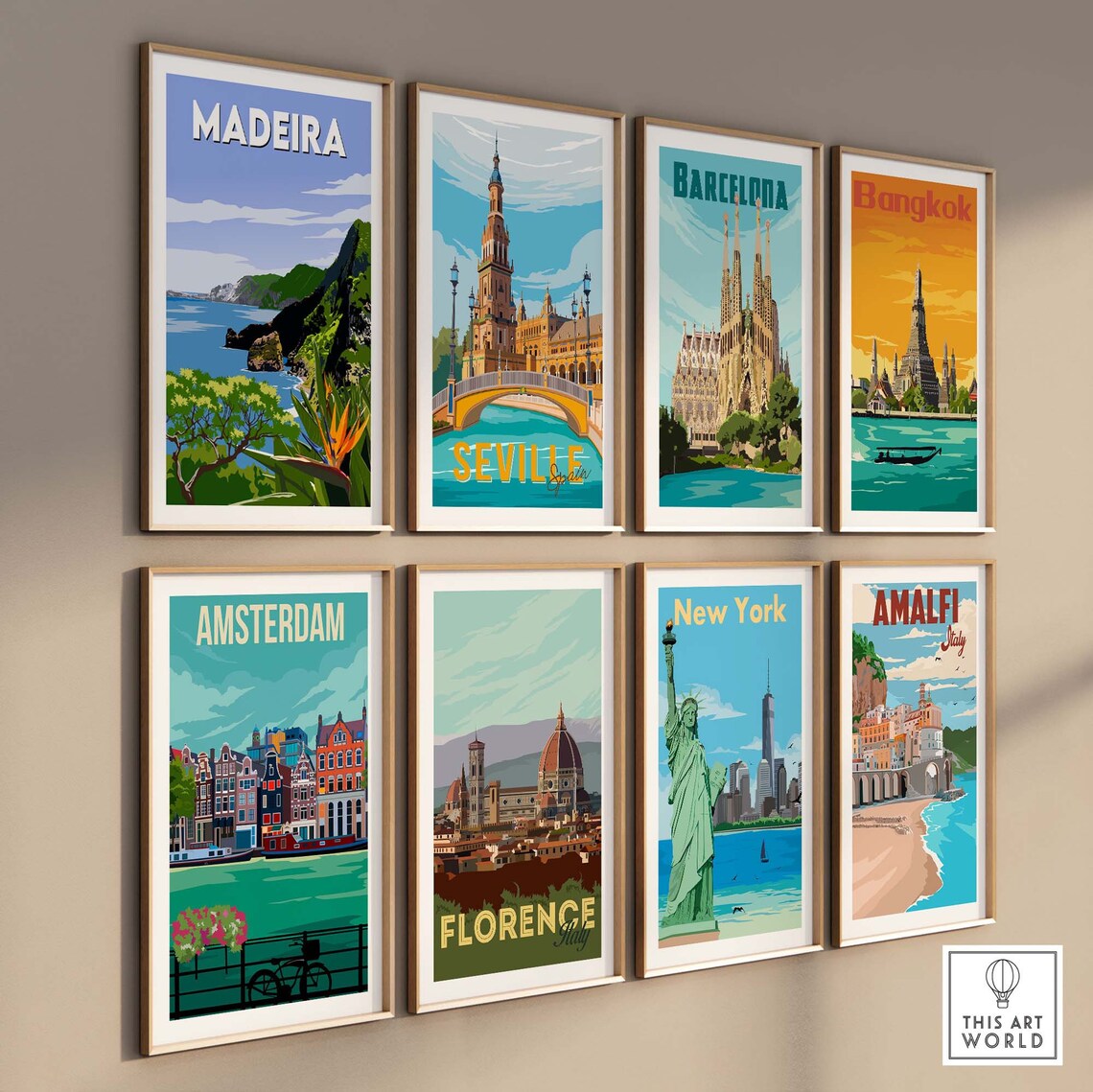 Madeira Travel Poster, Portugal Travel Poster - Image 3
