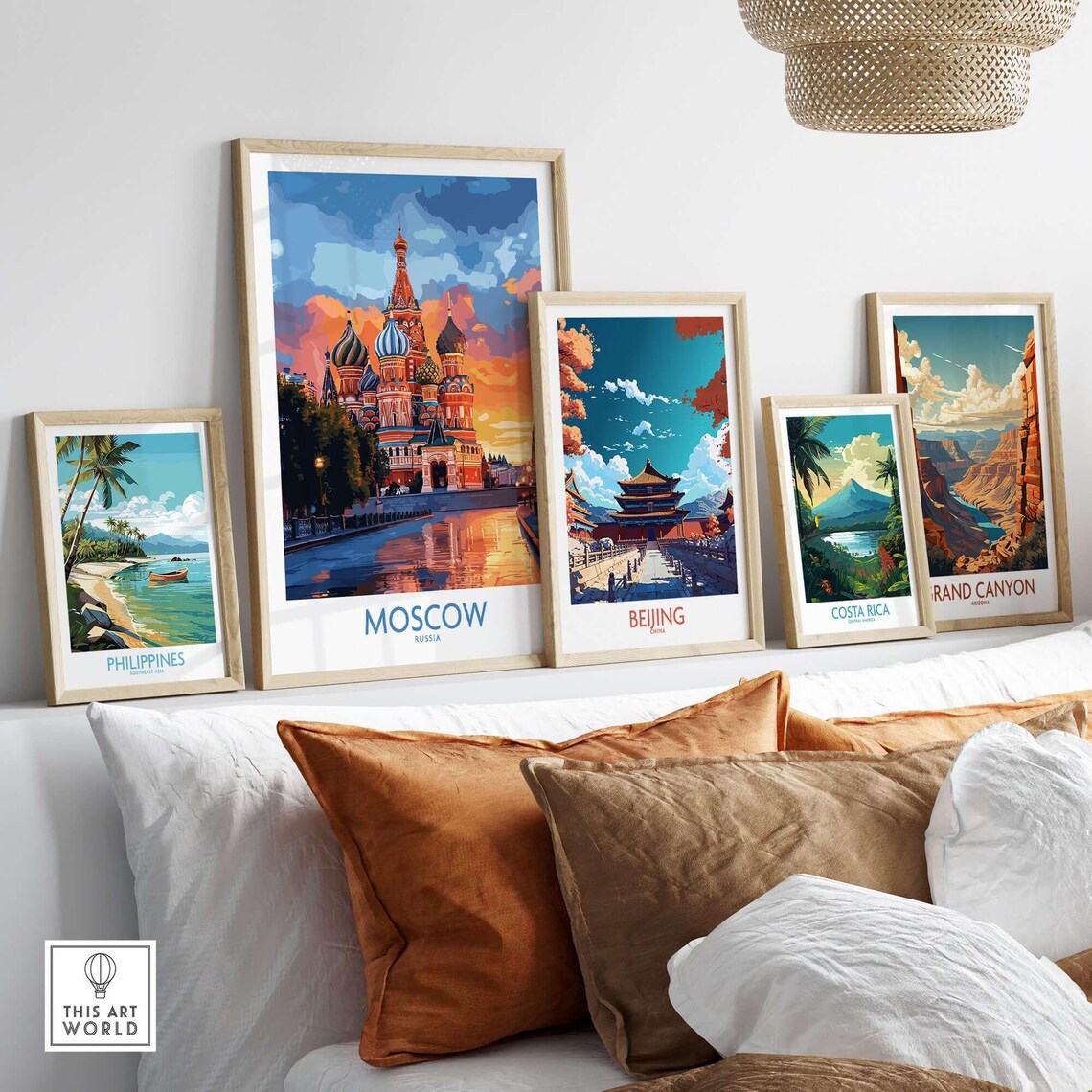Moscow Travel Poster, St Basils Cathedral - Image 3