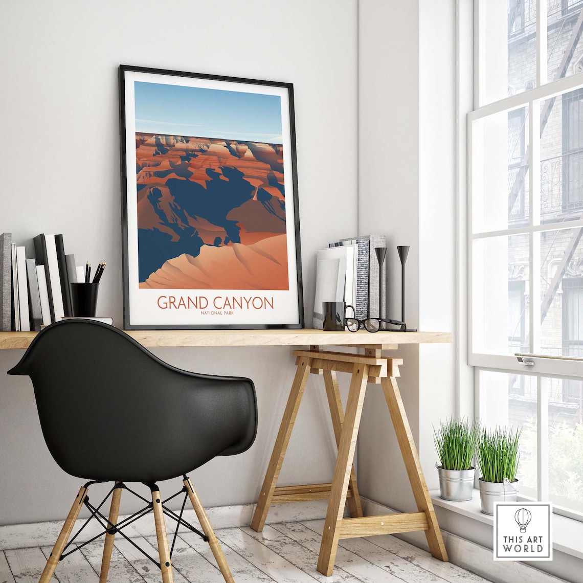 Grand Canyon National Park Minimalist Art Print - Image 4